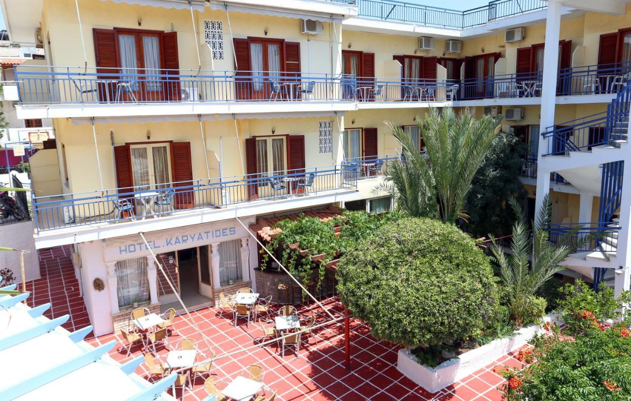 Hotel Karyatides Agia Marina  ภายนอก รูปภาพ